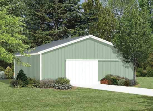 Oren Pole Building, E-Plan