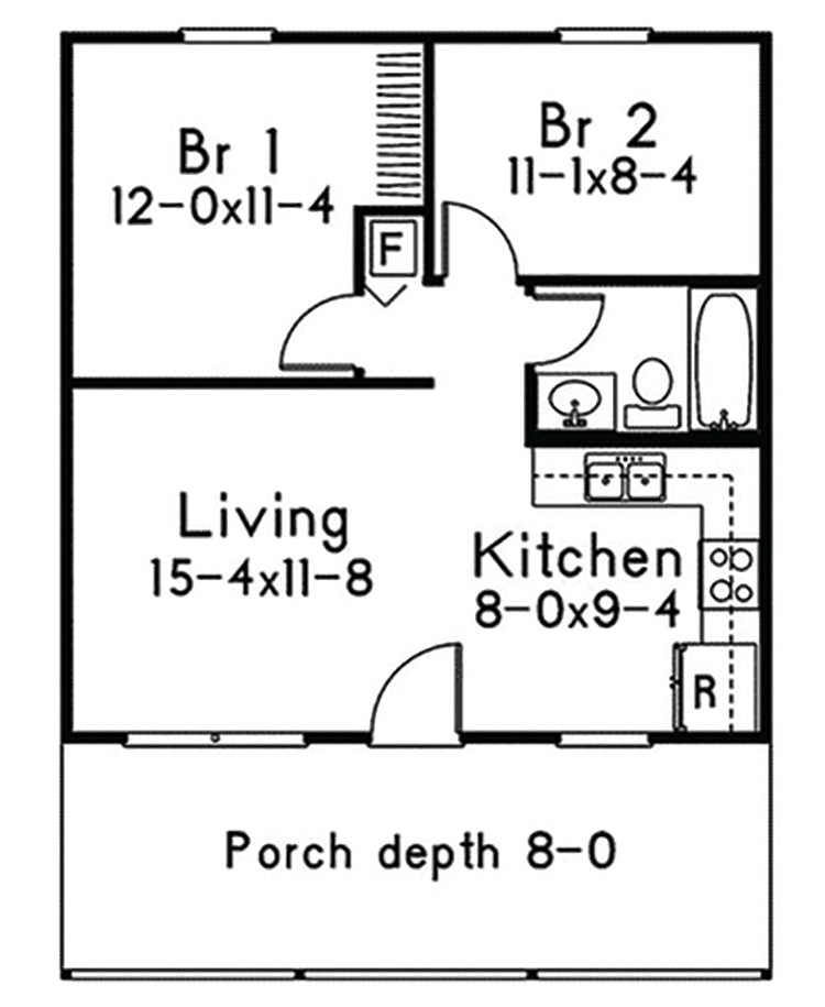 Hunters Cove Sports Cabin, E-Plan