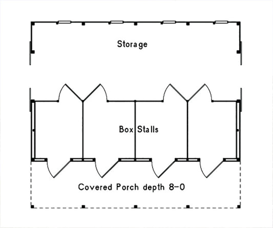 Barngat Horse Pole Building, E-Plan
