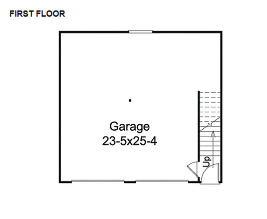 Hobart 2-Car Garage Apartment With Interior Entrance, E-Plan