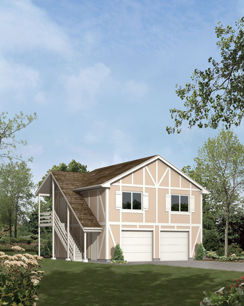 Magdelena 2-Car Garage Apartment, E-Plan