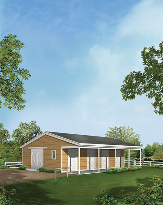 Barnhart Horse Barn, E-Plan