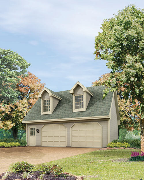 Justine Creek Studio 2-Car Garage, E-Plan
