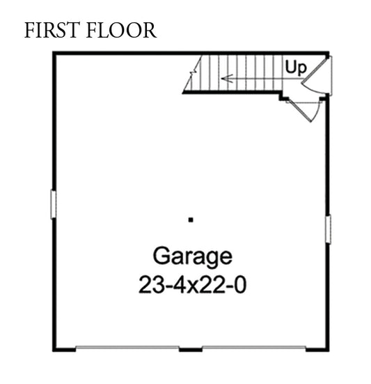 Sierra 2-Car Garage Apartment, E-Plan