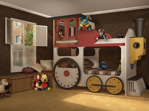 Locomotive Bunk Bed, E-Plan