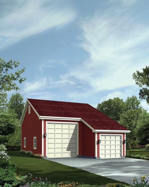 RV and Tandem Garage with Shop, E-Plan