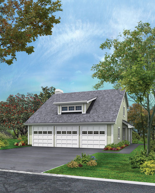 3-Car Garage With Bedroom Apartment, E-Plan – Mother Earth News