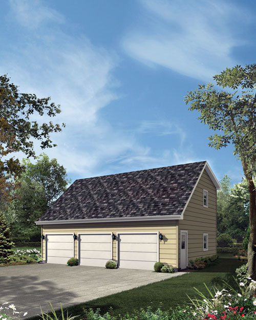 3-car Garage With Vaulted Loft, E-plan – Mother Earth News