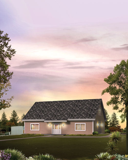 Shop With Office And Apartment, E-Plan