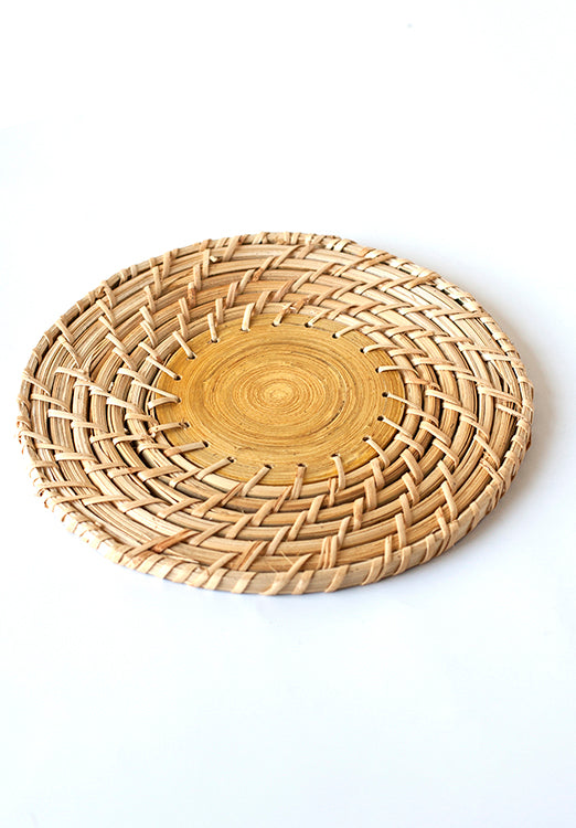 NATURAL HOME WOVEN BAMBOO 8 TRIVET