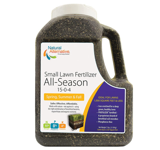 SMALL LAWN FERTILIZER 15-0-4, ALL-SEASON