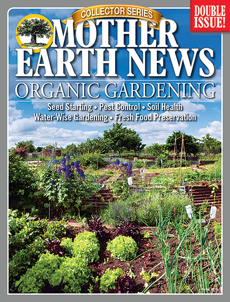 plant seed magazine Mother Earth News Collector Series Organic Gardening, 1st Edition