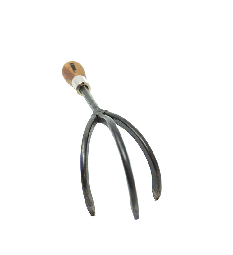 Hand Forged 3-Tine Cultivator