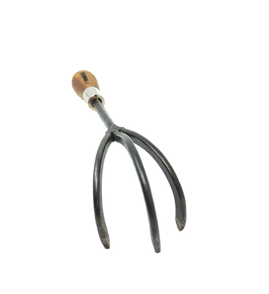 Hand Forged 3-Tine Cultivator