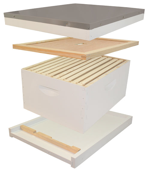 10-FRAME COMPLETE HIVE KIT, PAINTED
