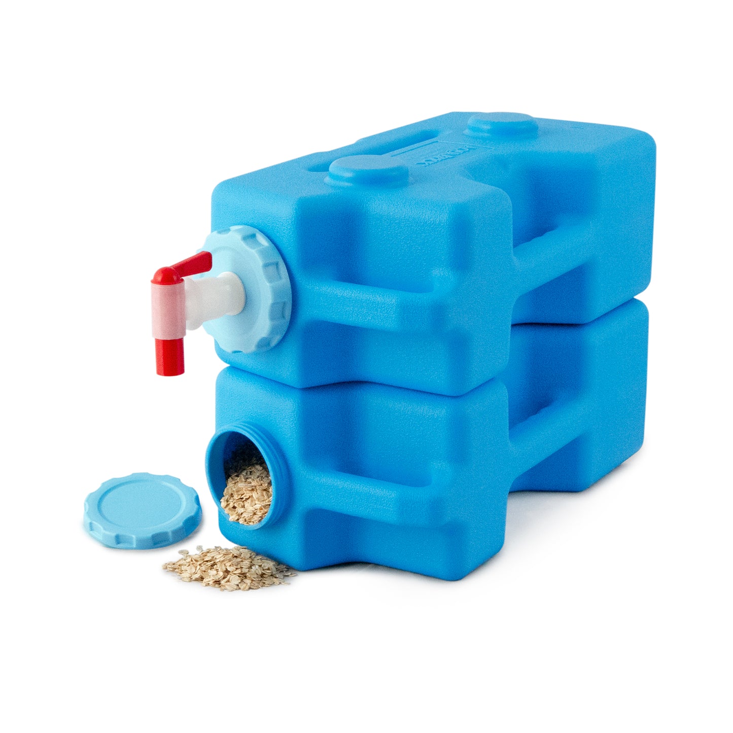 AQUABRICK® FOOD AND WATER STORAGE CONTAINER - 6 PACK & SPIGOT