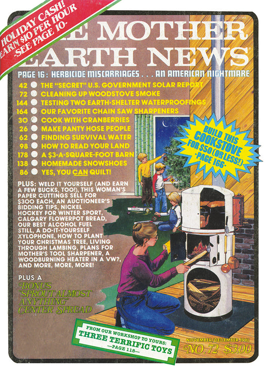 Mother Earth News Magazine, November/December 1981 #72