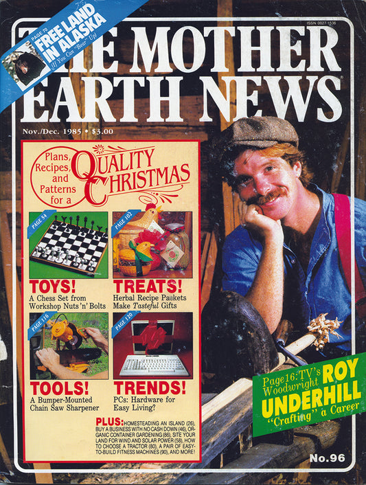MOTHER EARTH NEWS MAGAZINE, NOVEMBER/DECEMBER 1985 #96