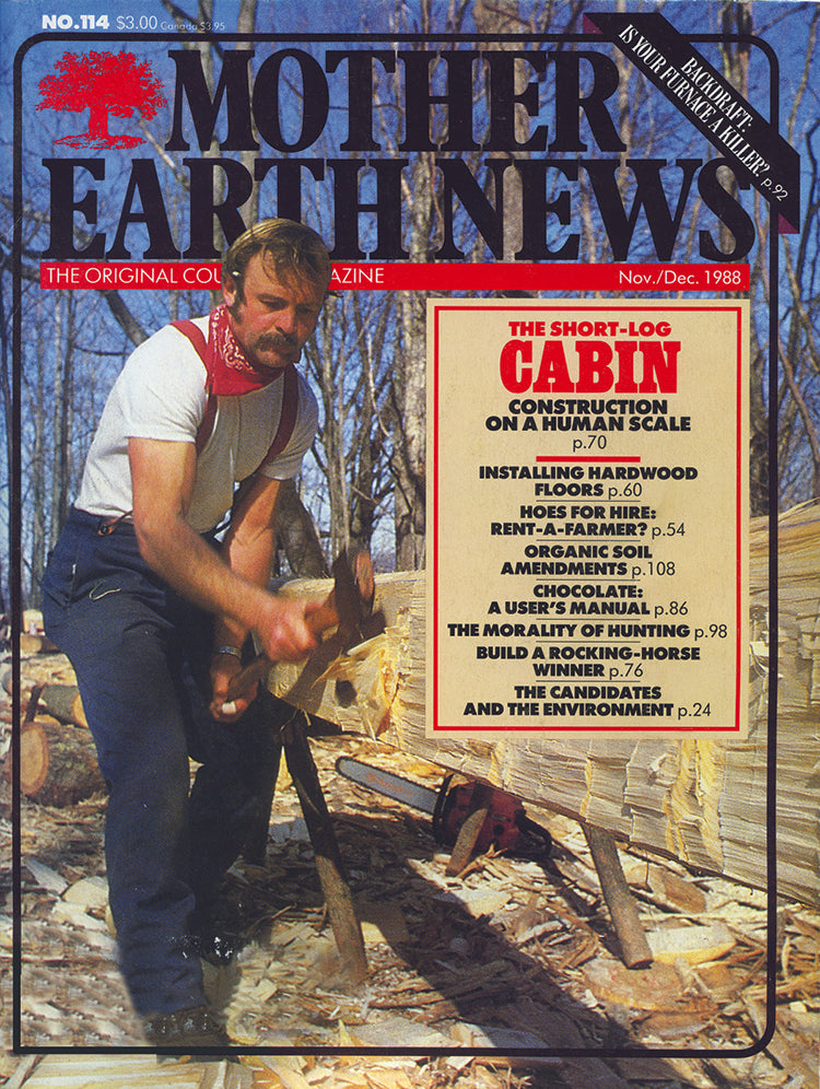 MOTHER EARTH NEWS MAGAZINE, NOVEMBER/DECEMBER 1988