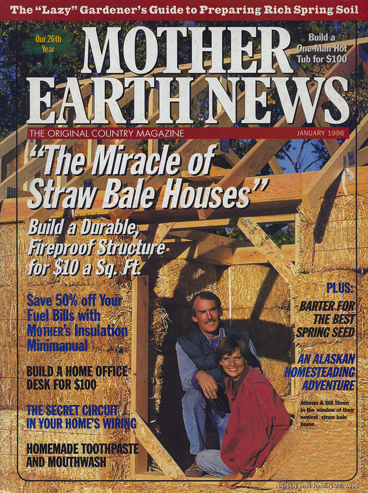 MOTHER EARTH NEWS MAGAZINE, DECEMBER 1995/JANUARY 1996