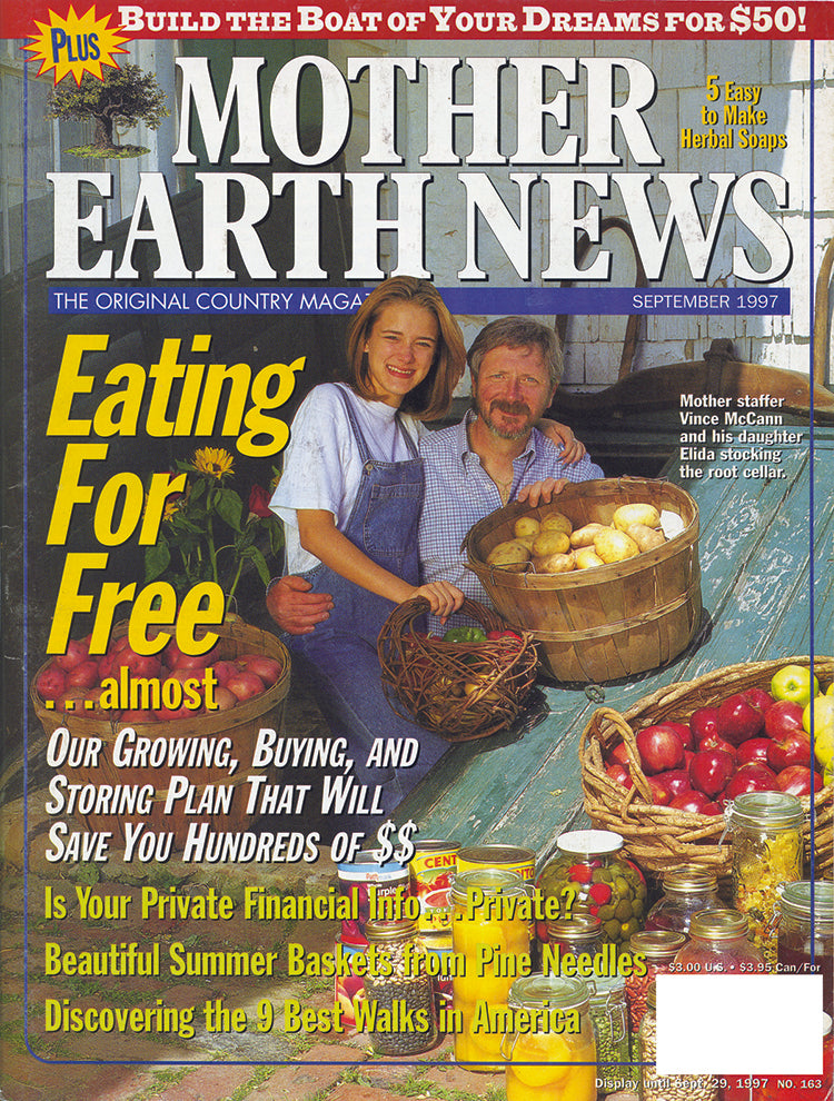 Mother Earth News Magazine Augustseptember 1997 163 Mother Earth News