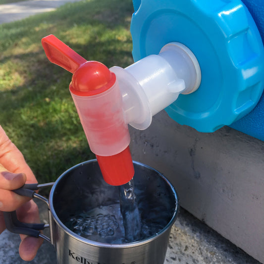 Ventless Spigot and Cap for AquaBrick