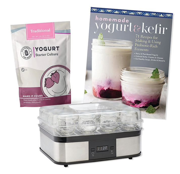LEARN TO MAKE YOGURT KIT WITH YOGURT STARTER CULTURE Mother Earth News