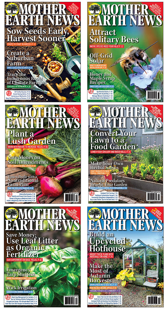 Mother Earth News Back Issue Bundle 2022
