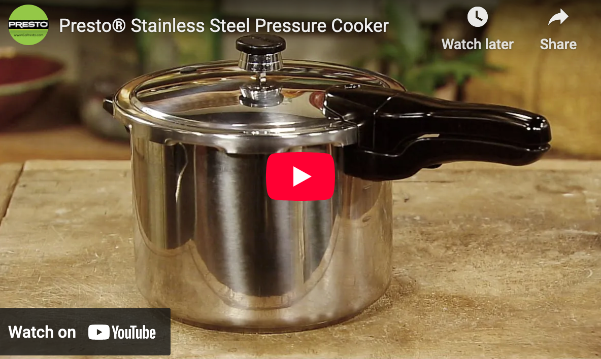6 Qt. Stainless Steel Pressure Cooker