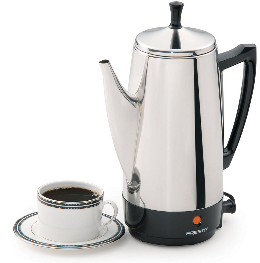 12 Cup Stainless Steel Perk Coffee Maker