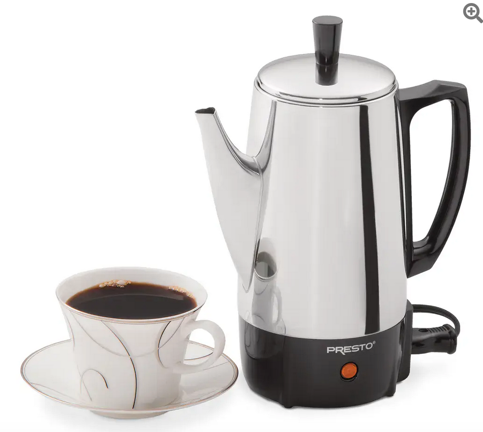 6-Cup Stainless Steel Coffee Maker