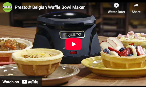 Belgian Waffle Bowl Maker