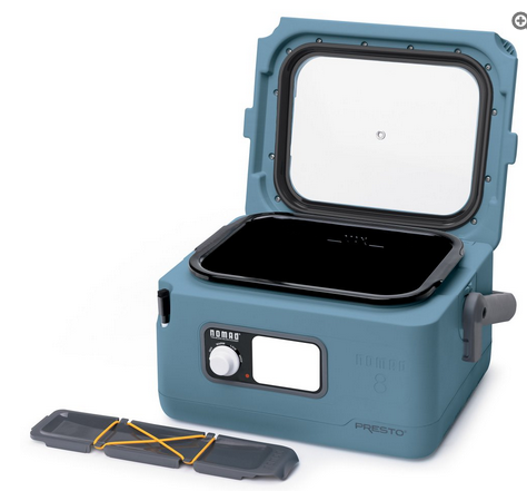 8-Quart Nomad™ Traveling Slow Cooker — Blue