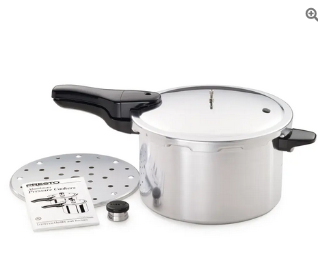 8 Qt. Aluminum Pressure Cooker