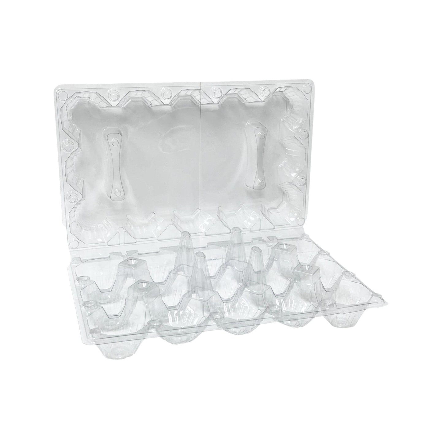 15-Egg Carton - Clear Plastic