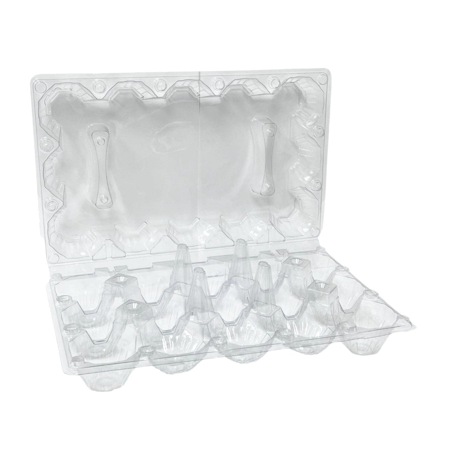 15-Egg Carton - Clear Plastic