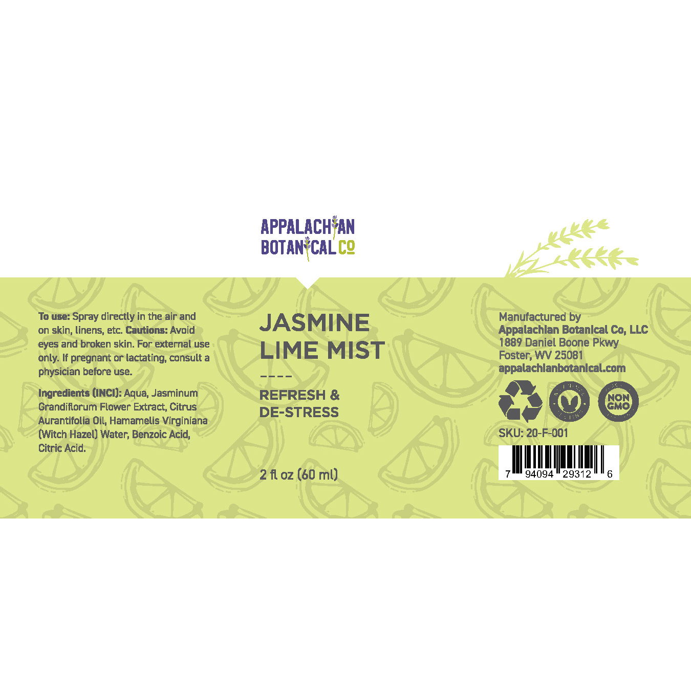 Jasmine Lime Mist