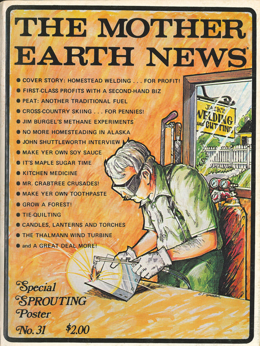 MOTHER EARTH NEWS MAGAZINE, JANUARY 1975 #31