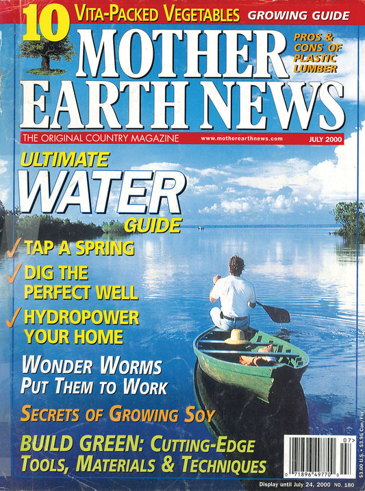 Mother Earth News Magazine, June/July 2000 #180