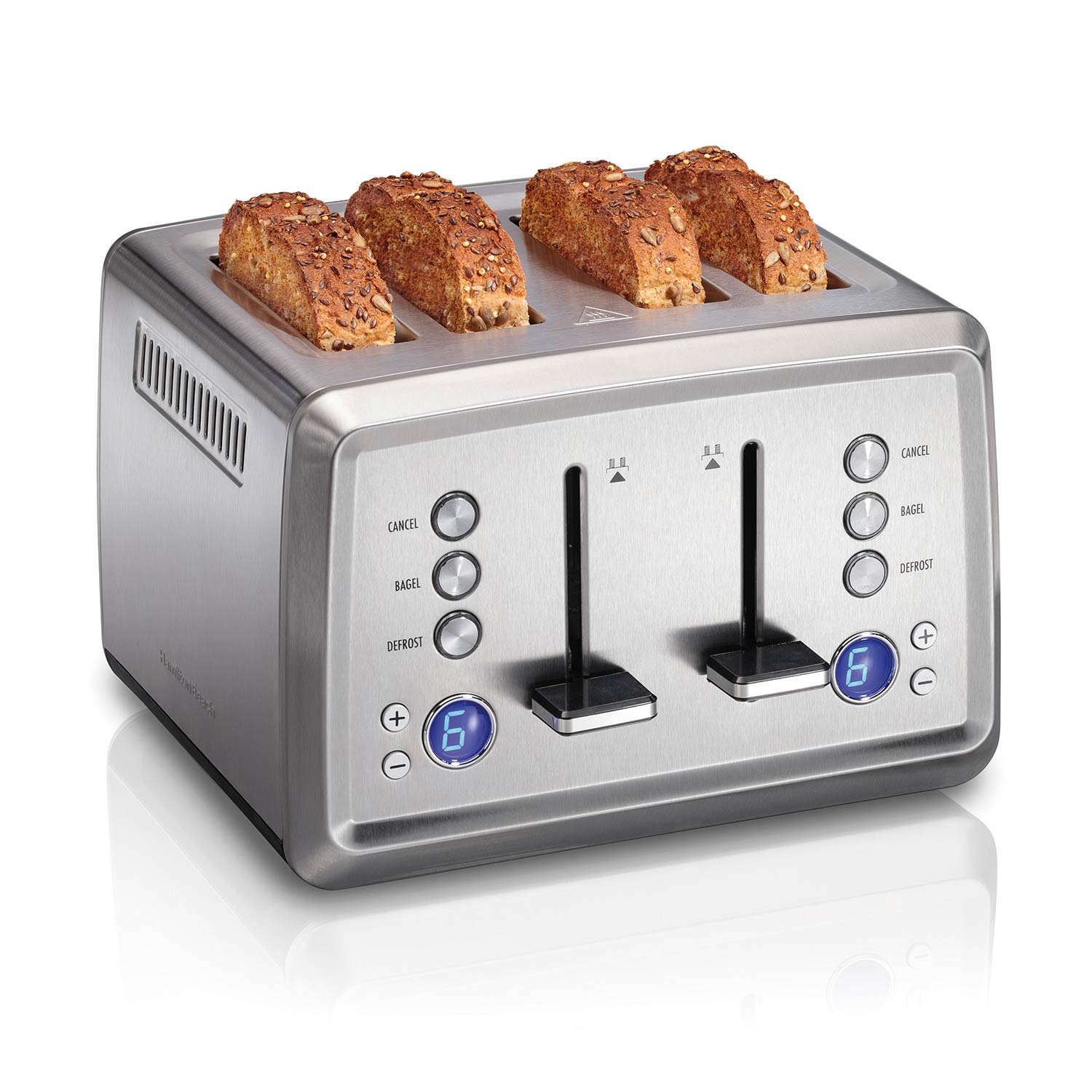 Digital 4-Slice Toaster, Stainless Steel – Mother Earth News