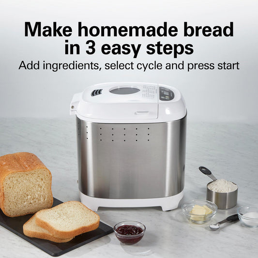 ARTISAN DOUGH & BREAD MAKER, STAINLESS STEEL