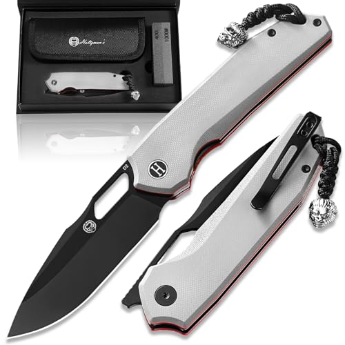 The Sentinel Folding Knife Giftset (black blade+dark grey/red liner G1 ...