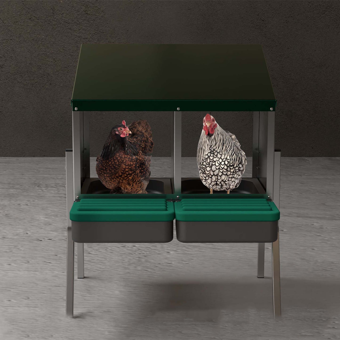 EggHouse Galvanized Nesting Box (Up to 20 Birds)