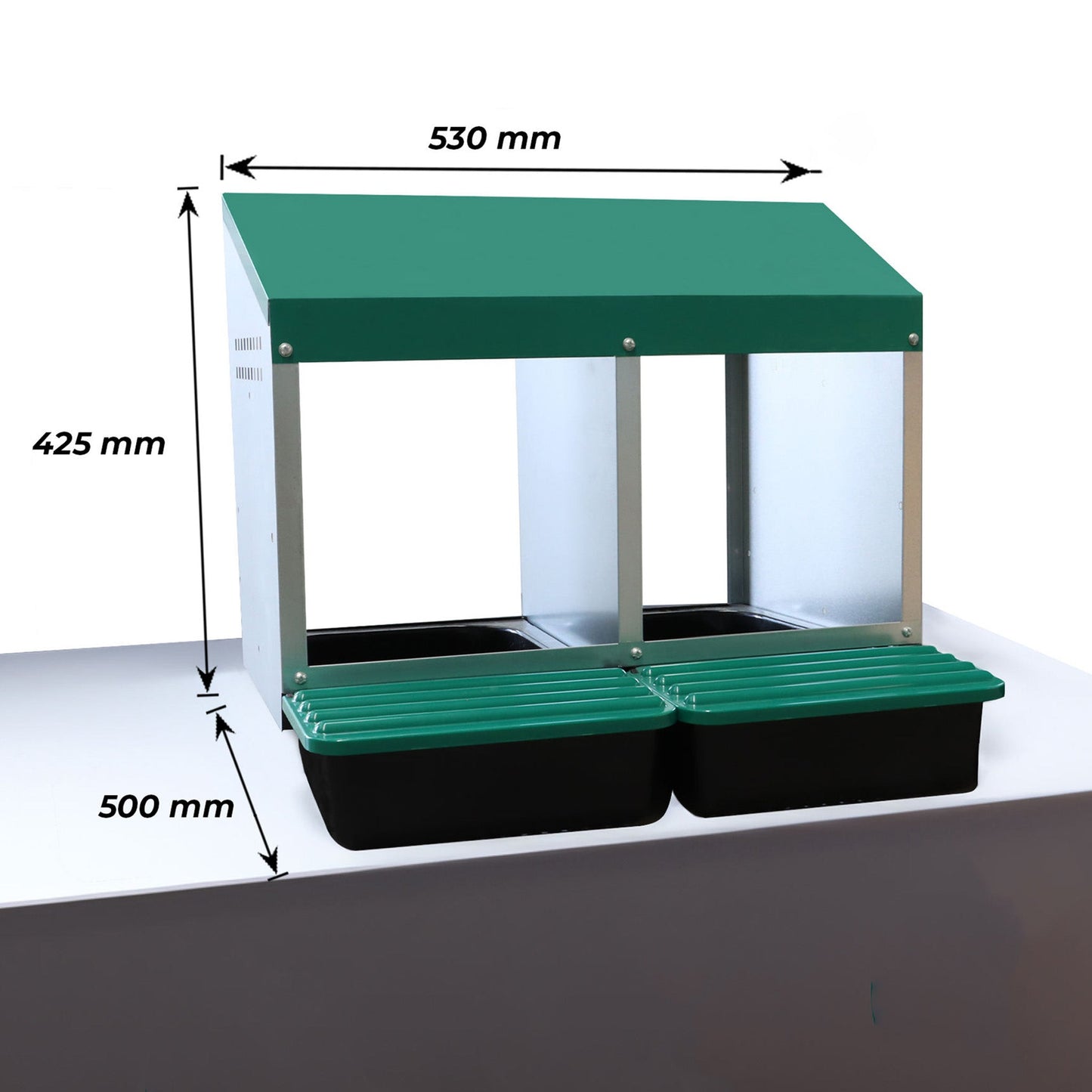 EggHouse Galvanized Nesting Box (Up to 20 Birds)