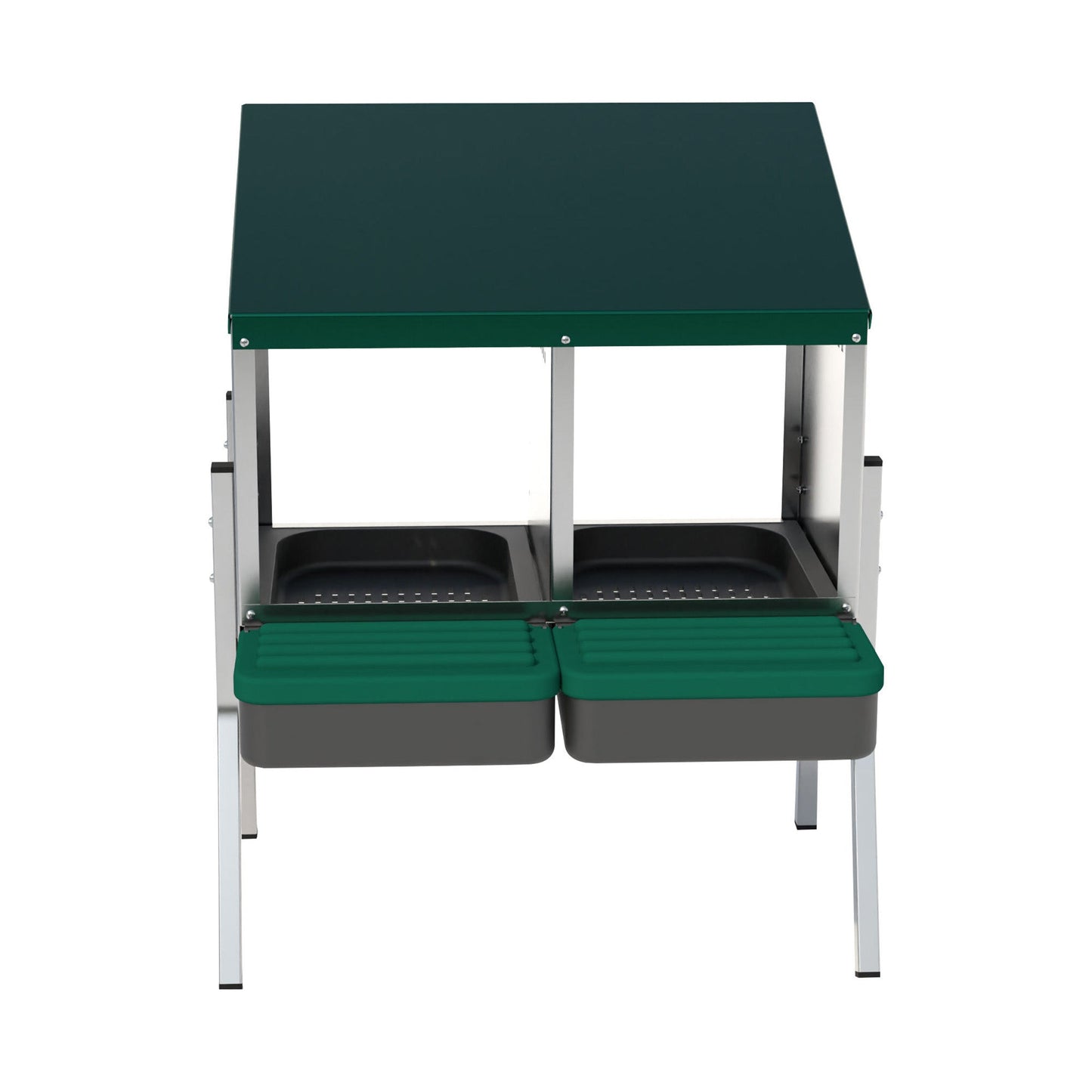 EggHouse Galvanized Nesting Box (Up to 20 Birds)