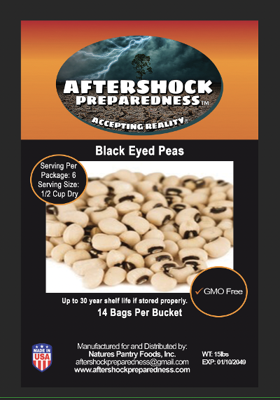 Black Eyed Peas Bucket — 14 Bag