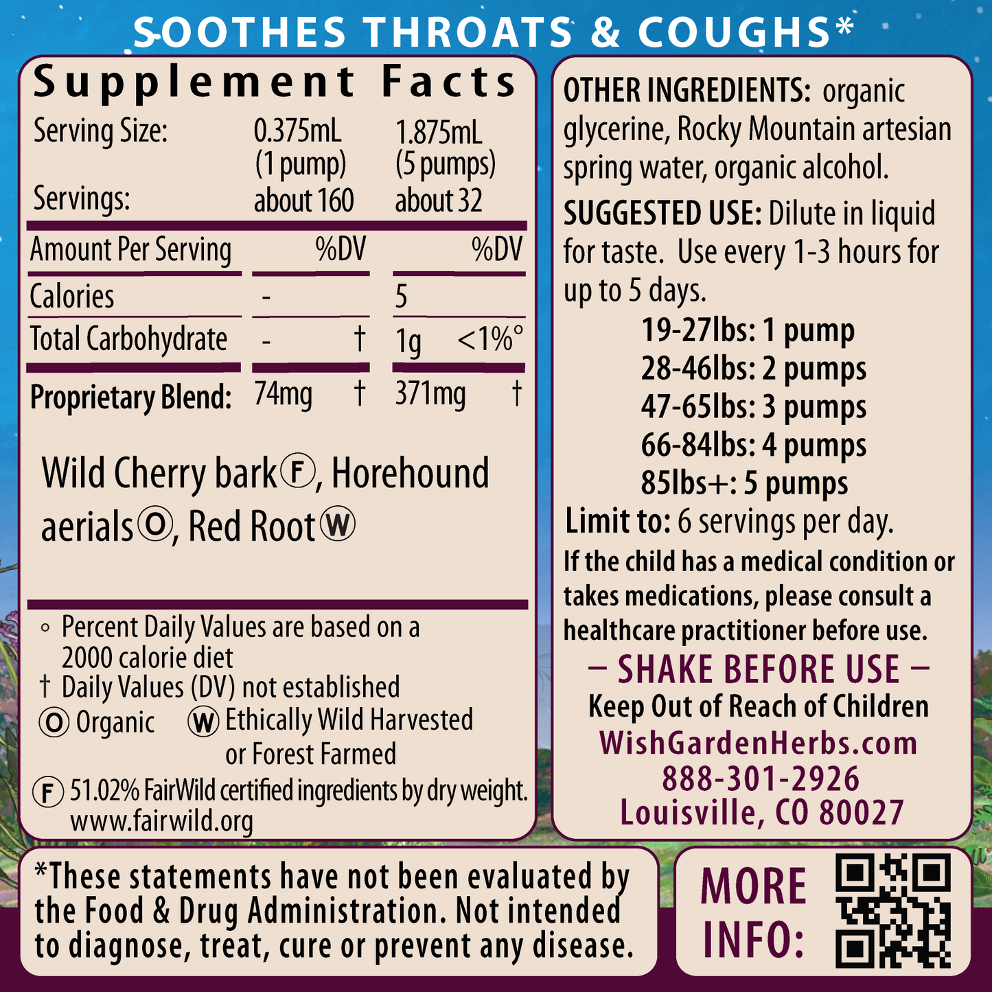 Kick-It Cough Soothing & Quieting For Kids