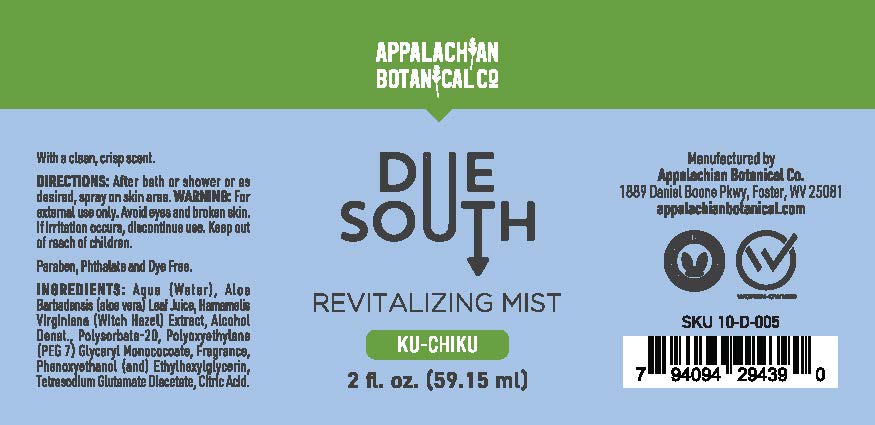 Due South Revitalizing Mist