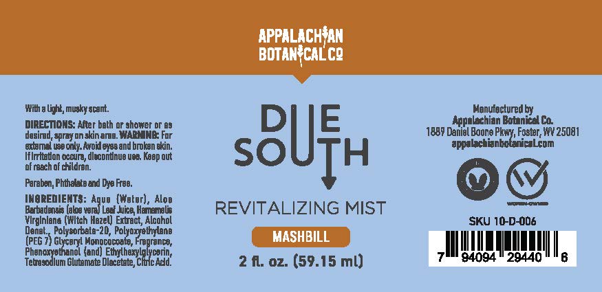 Due South Revitalizing Mist