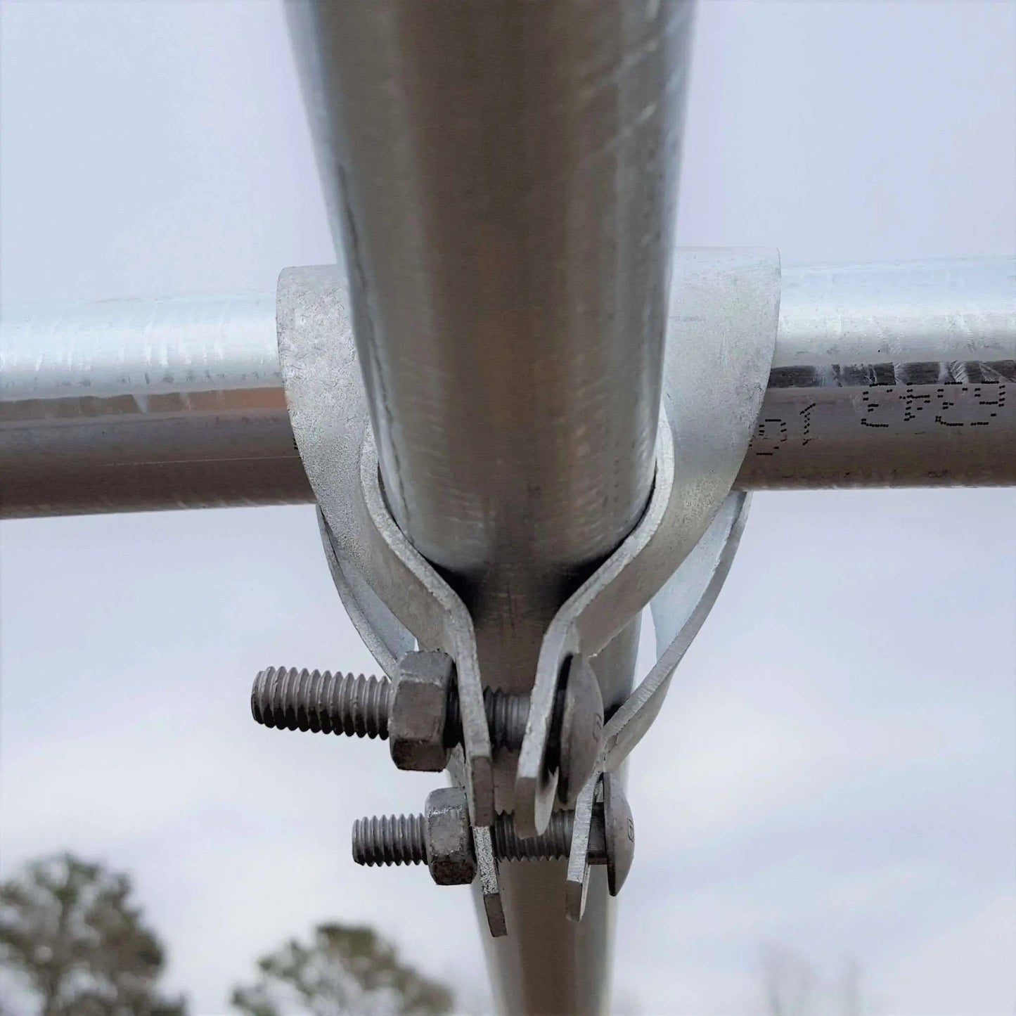 Greenhouse Cross Connectors - Galvanized Steel 1 3/8"